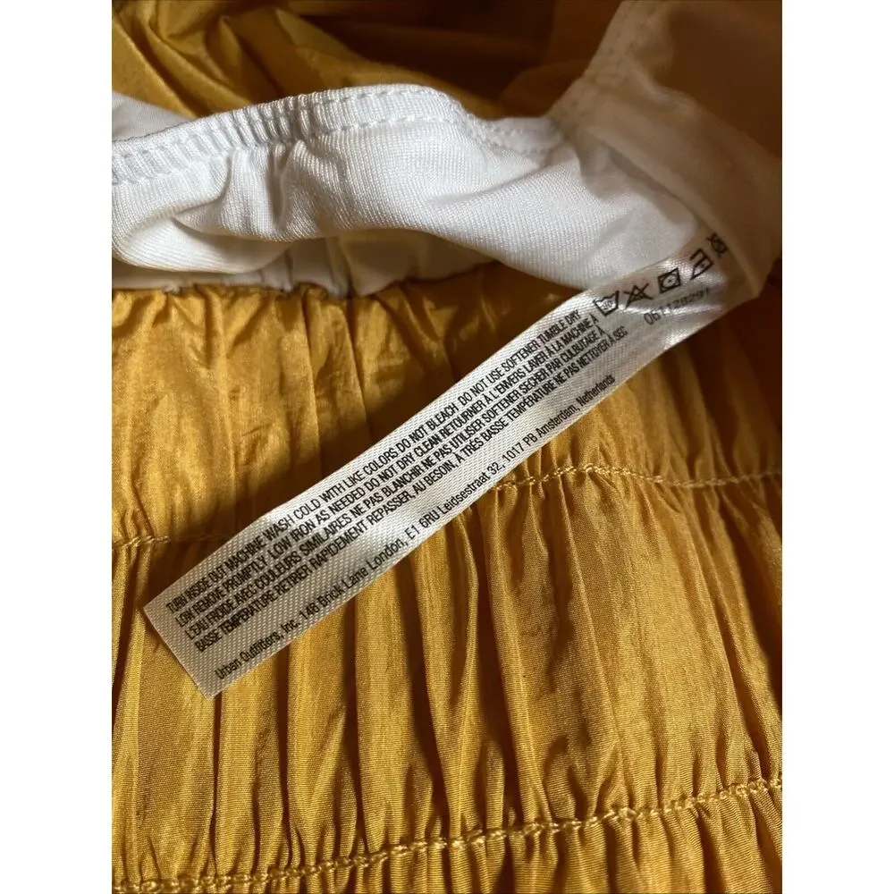 NWT Free People Movement The Way Home Shorts Honey Mallow Small Yellow